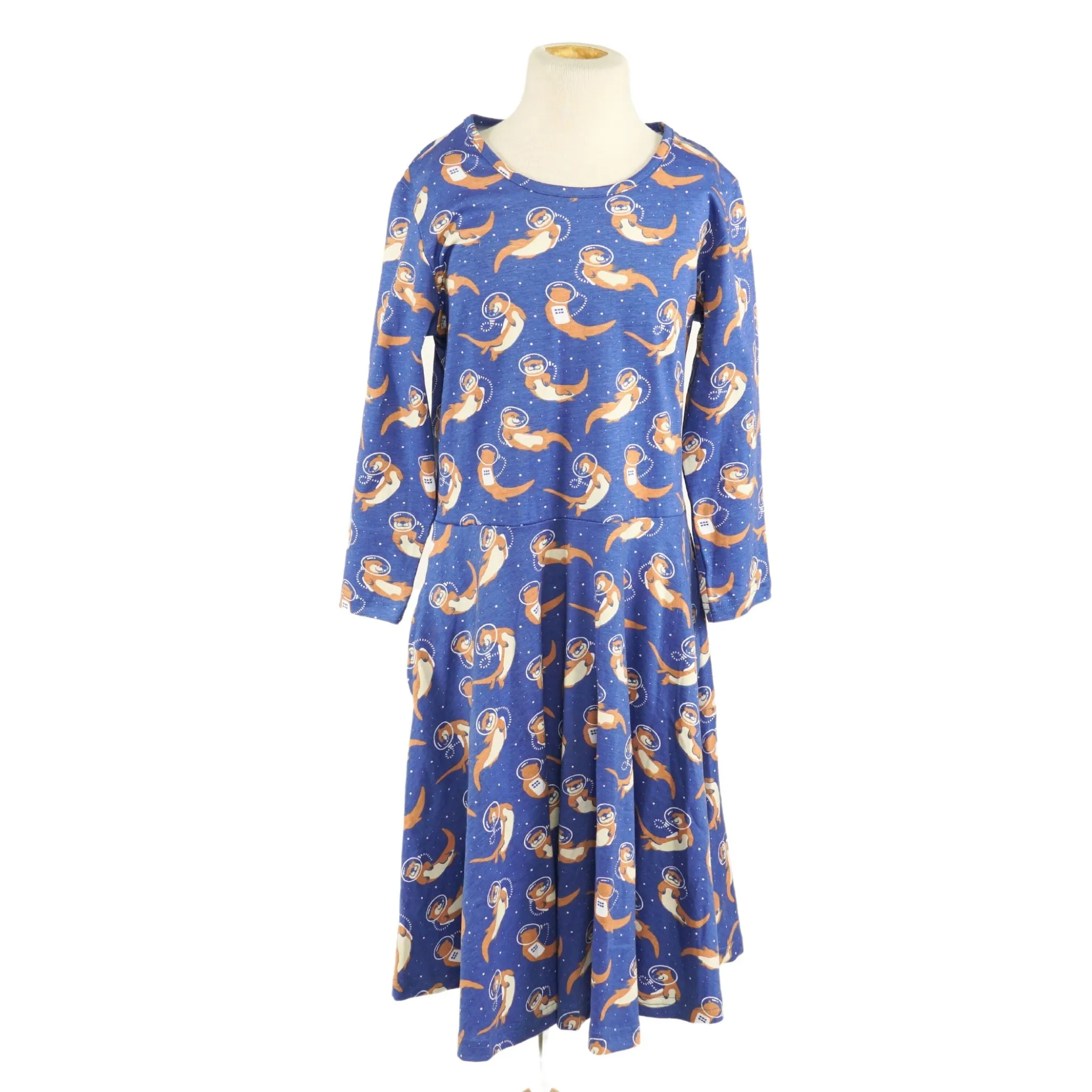 Otters in Space Kids Twirl Dress [FINAL SALE]