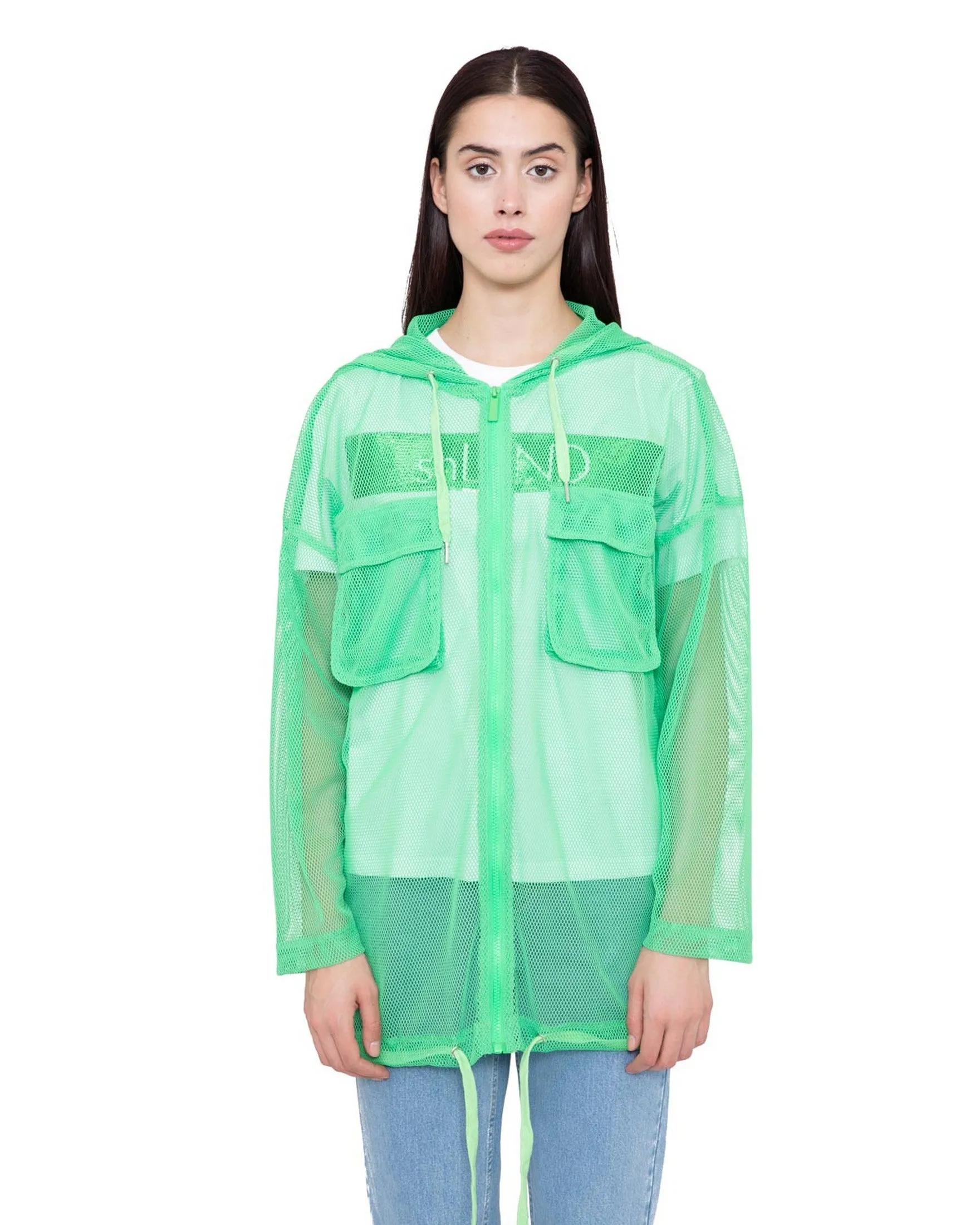 Parka with grid UGASHIK