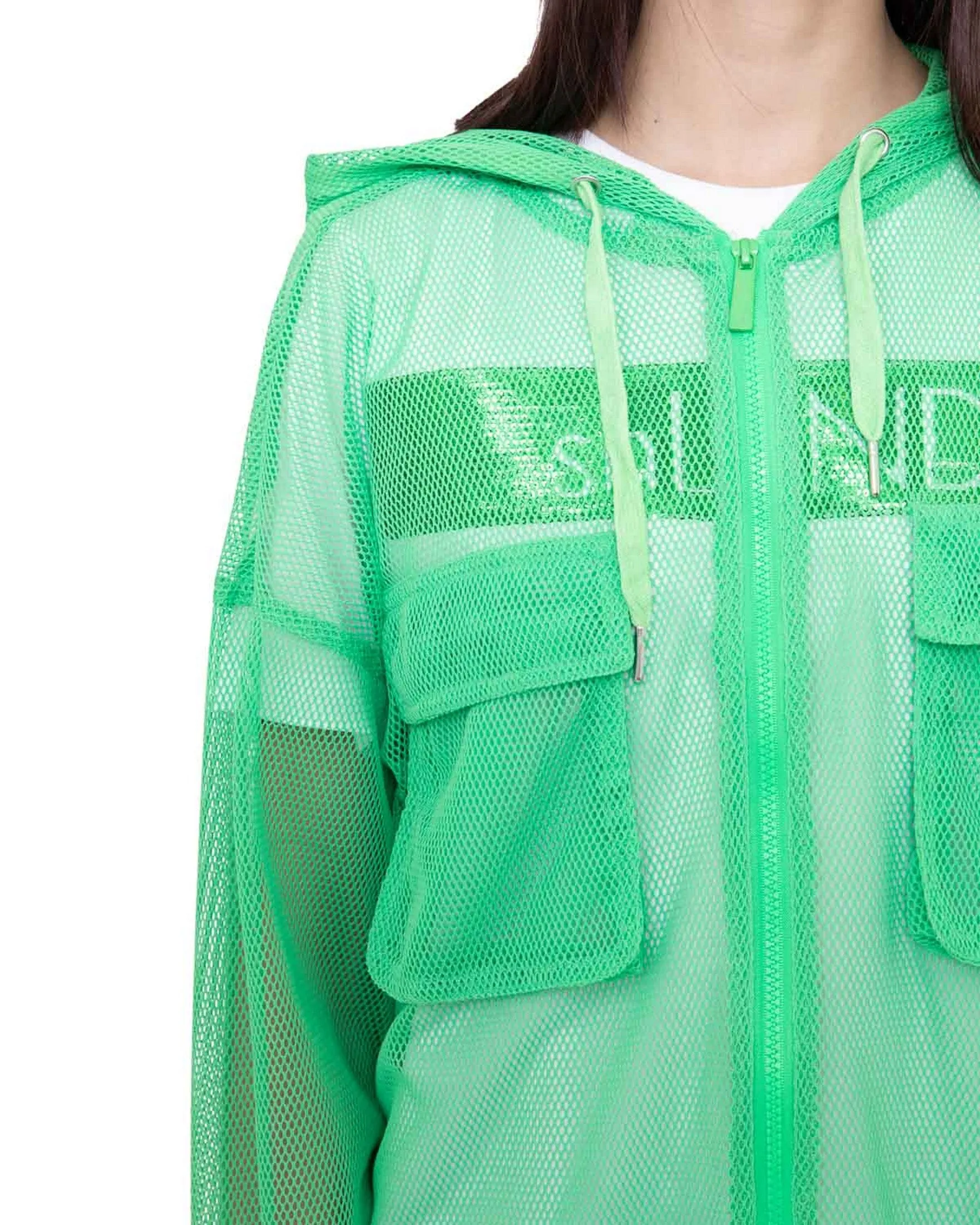 Parka with grid UGASHIK