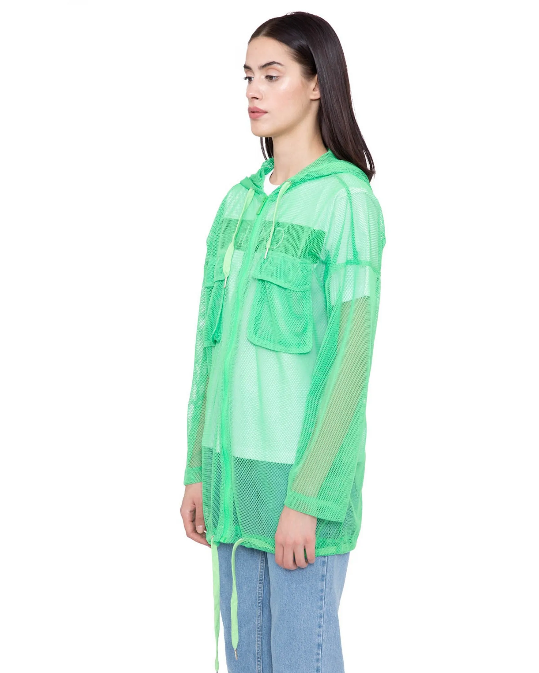 Parka with grid UGASHIK