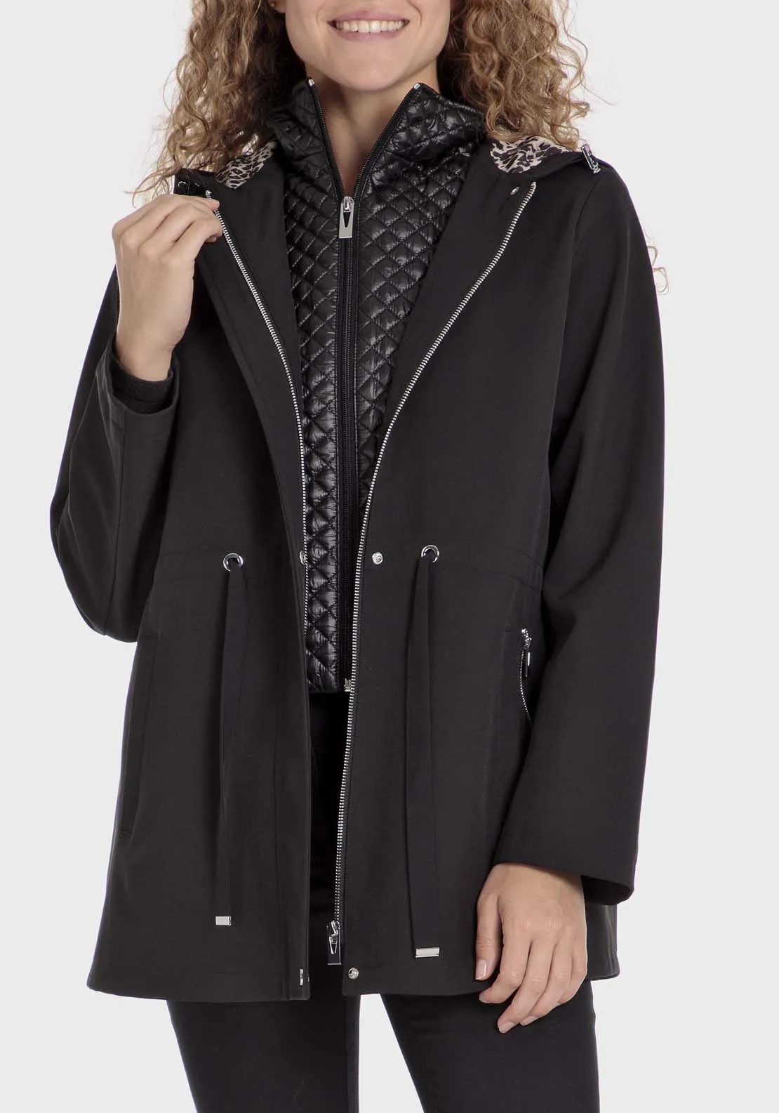 Parka With Hood - Black