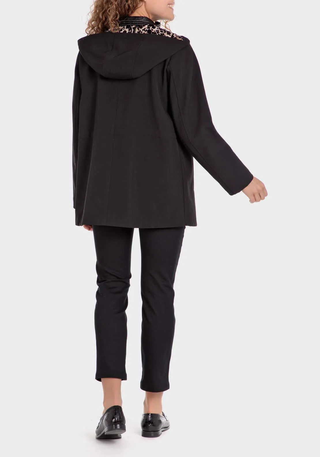 Parka With Hood - Black