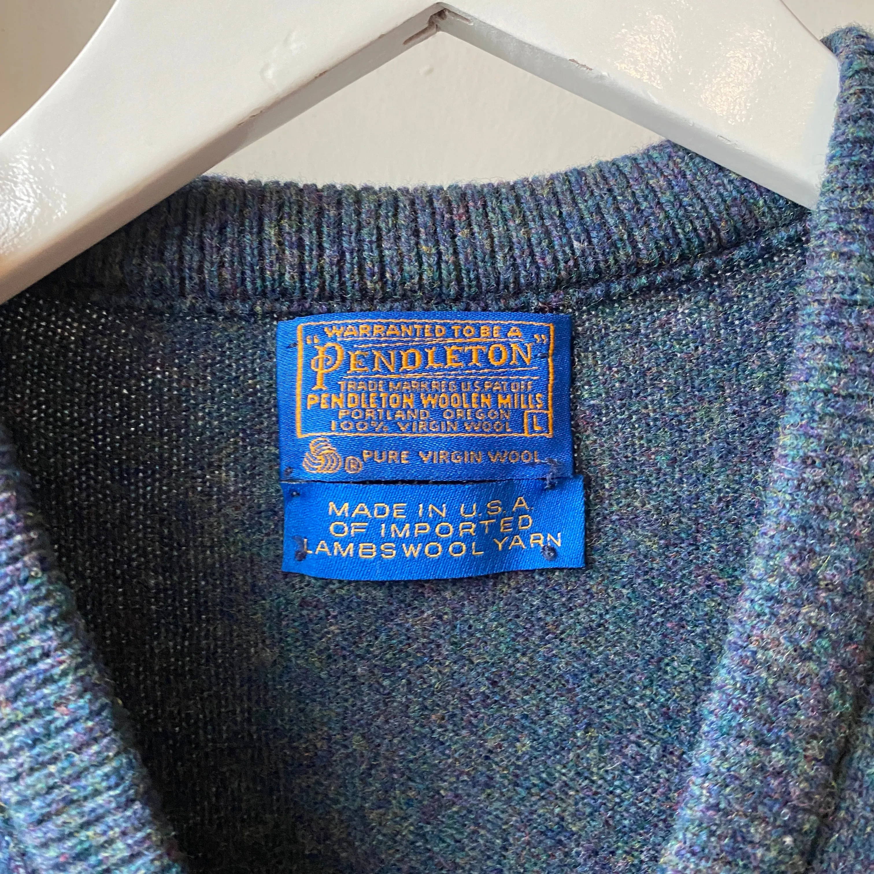 Pendleton Sweater Vest - Large