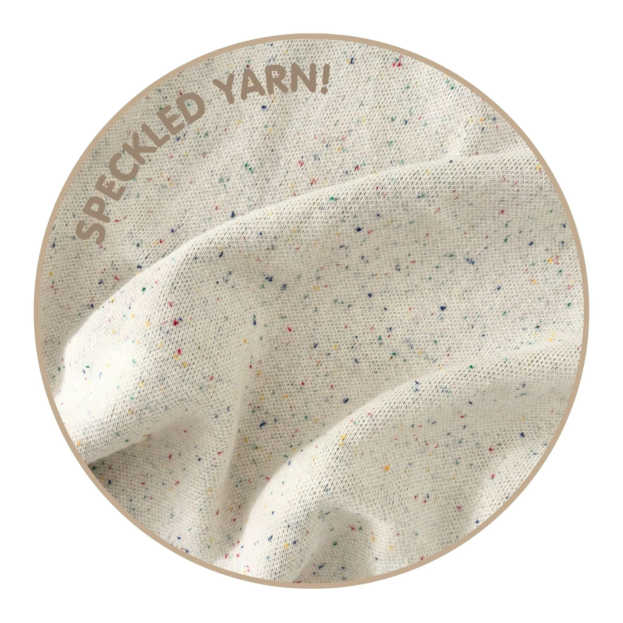 Personalized Blanket for Babies and Kids (Cream Confetti)