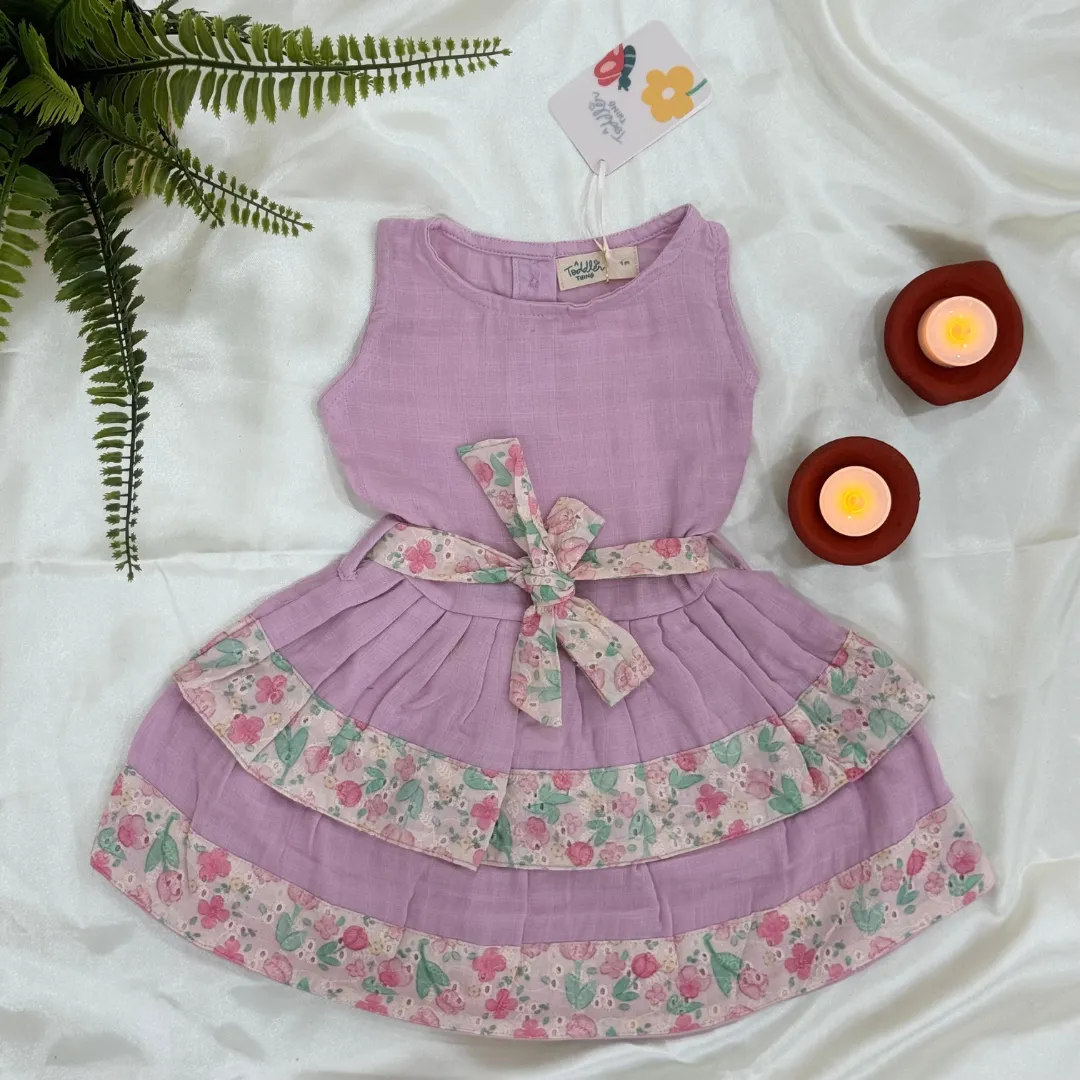 Petal Princess - Ethnic two-layer frock