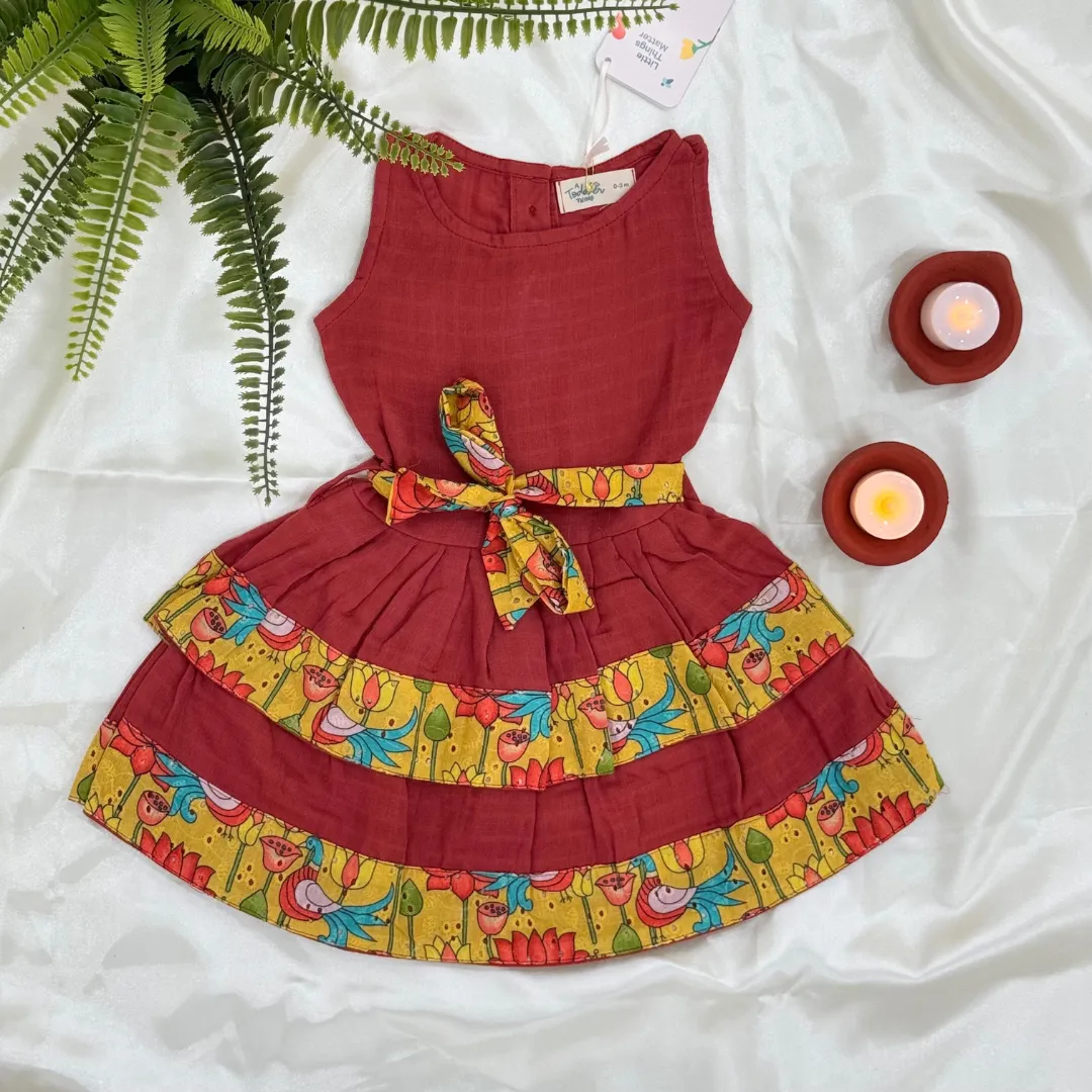 Petal Princess - Ethnic two-layer frock