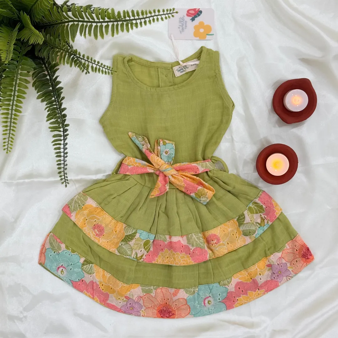 Petal Princess - Ethnic two-layer frock