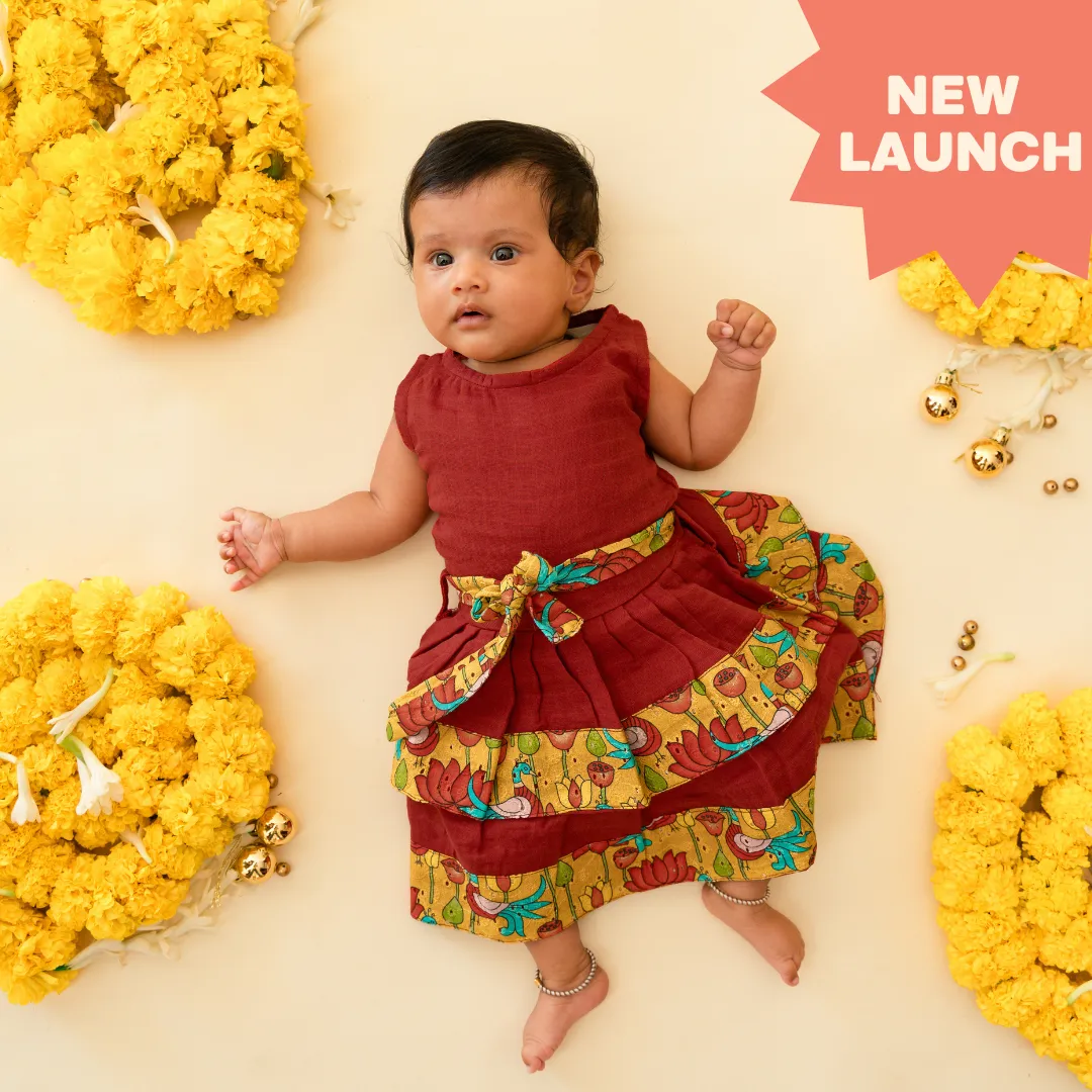 Petal Princess - Ethnic two-layer frock