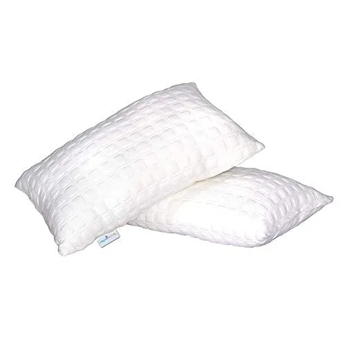 PINDIA Dreamfactory 400 GSM Knitted Fabric Single Soft Fluffy Sleeping Pillow (17 x 27) -2 Count