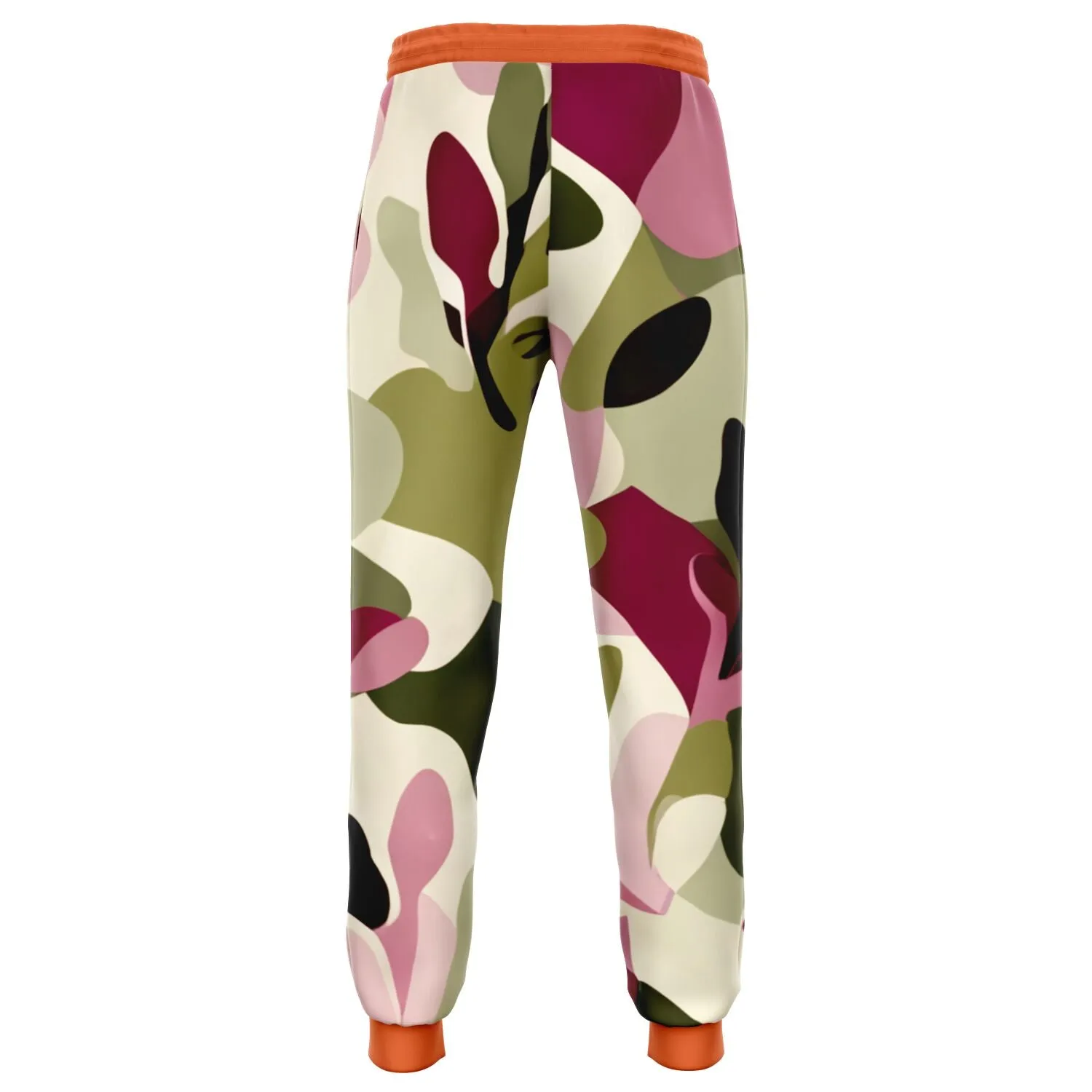 Pink Tulip Abstract Eco-Poly Camo Unisex Joggers