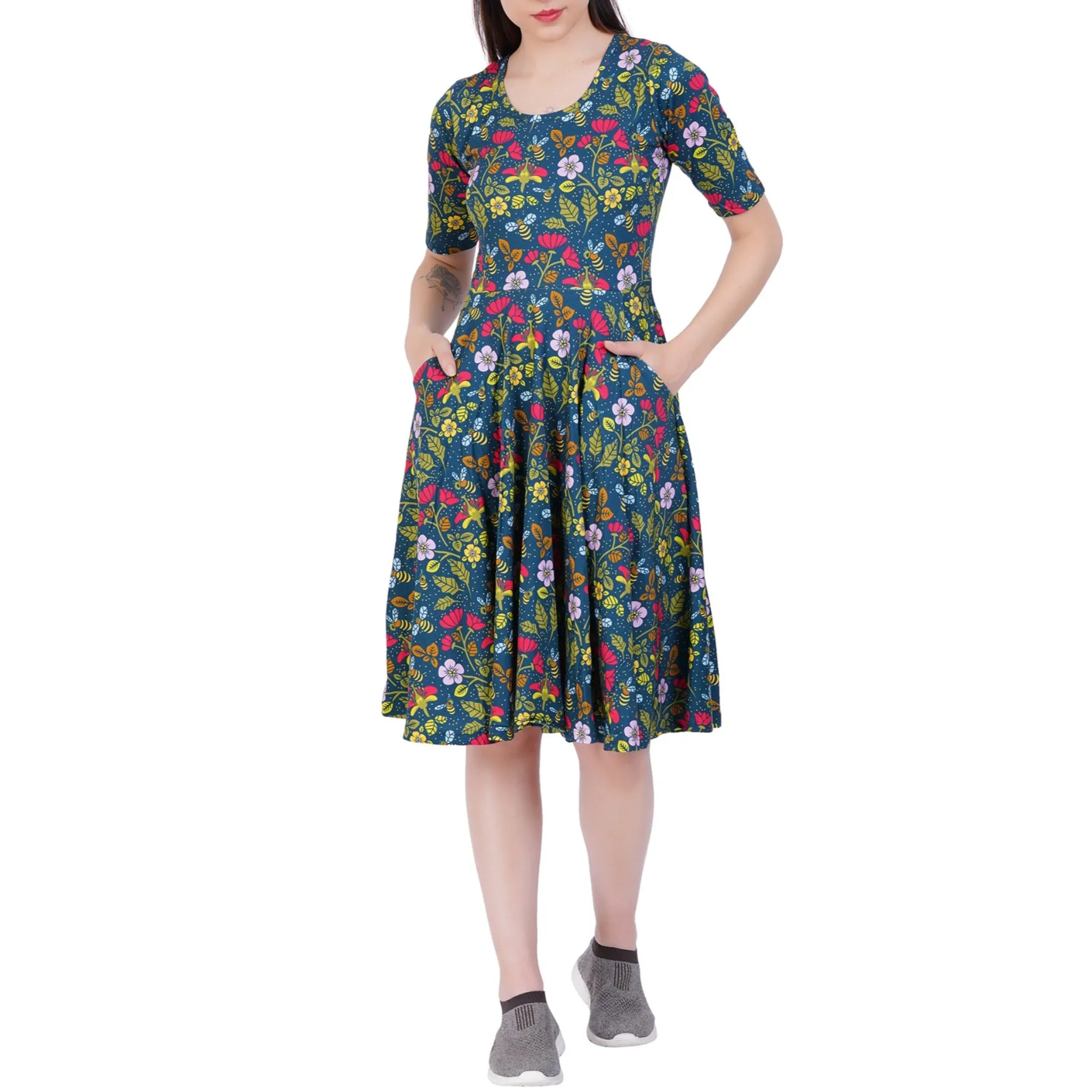 Pollinator Twirl Dress