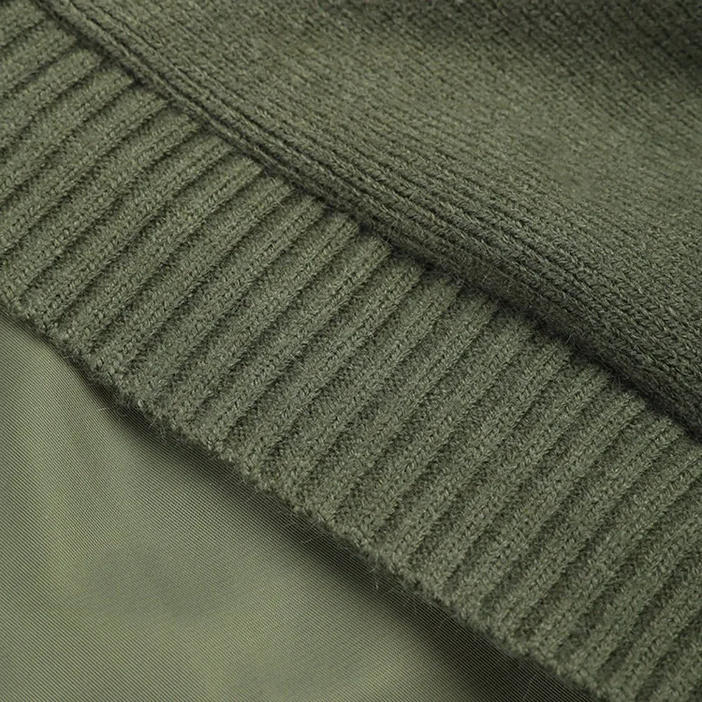 Pre Order:  Mock 2-Piece Knitted Jacket