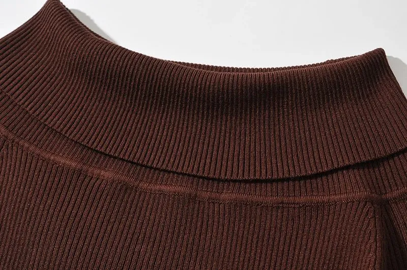 Pre Order:  Off-the-Shoulder Knitted Bodysuit