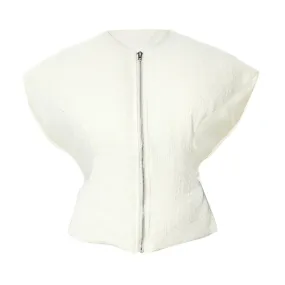 Pre Order:  Wide Shoulder Cotton-Padded Vest