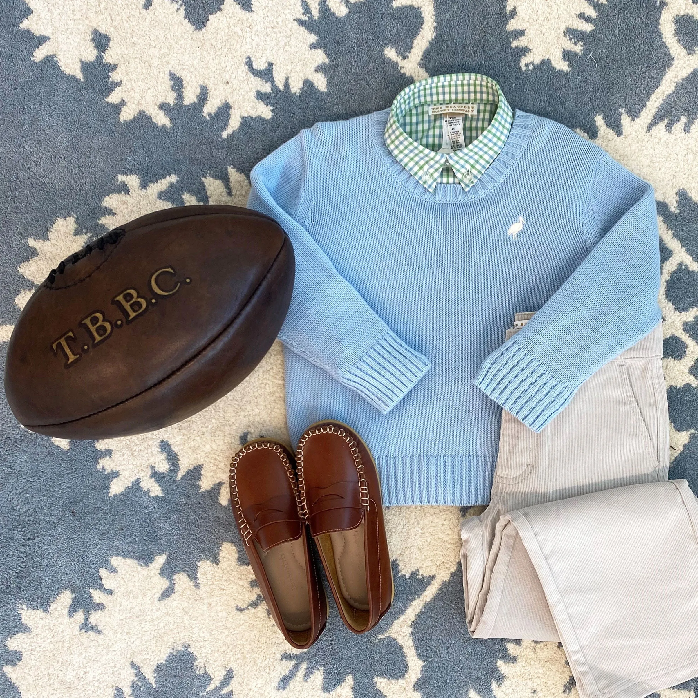Prep School Pants (Corduroy) - Sandy Springs Stone with Sandy Springs Stone Stork