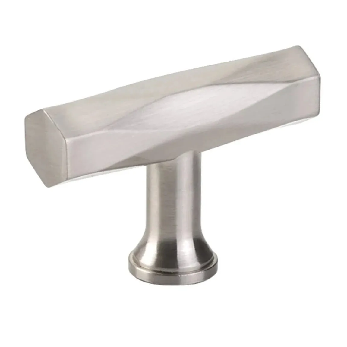 "American Designer" T-Bar Drawer Pulls in Satin Nickel