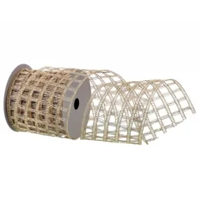 Regency International Knitted Metallic Net Ribbon