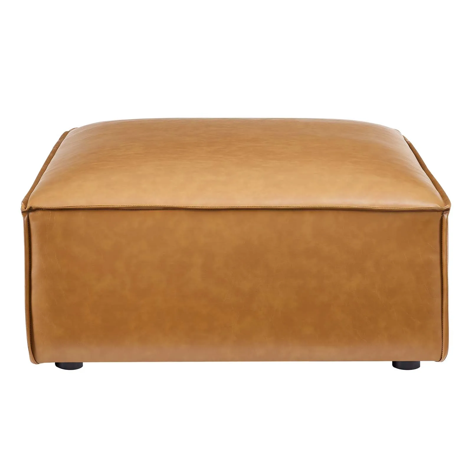 Restore 4-Piece Vegan Leather Sectional Sofa Tan EEI-4709-TAN