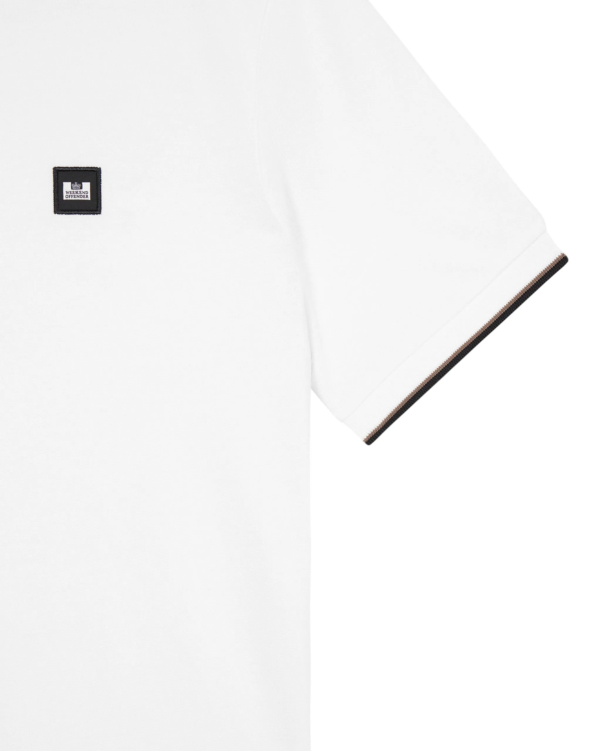 Sakai Polo Shirt White/Mid House Check