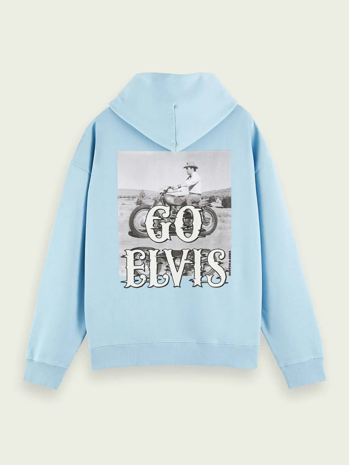 Scotch & Soda Hooded Fifties Blue Sweater (164503)