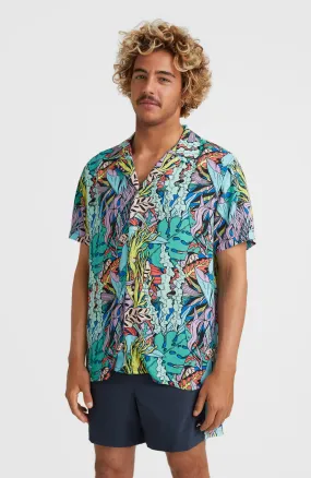 Seareef Shirt | Blue Comic Seaweed