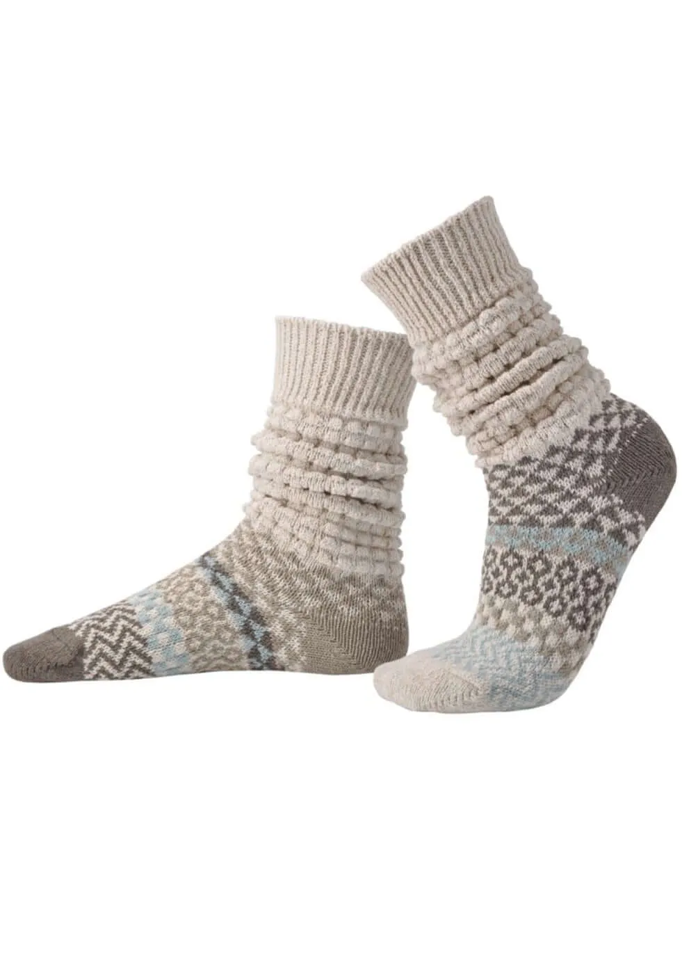 SEASHELL Knitted Fusion Slouch Socks