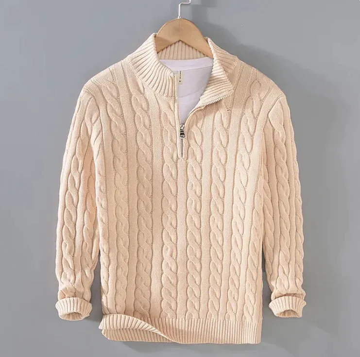 Seasonprestige mens Urban Luxe Half-Zip Sweater