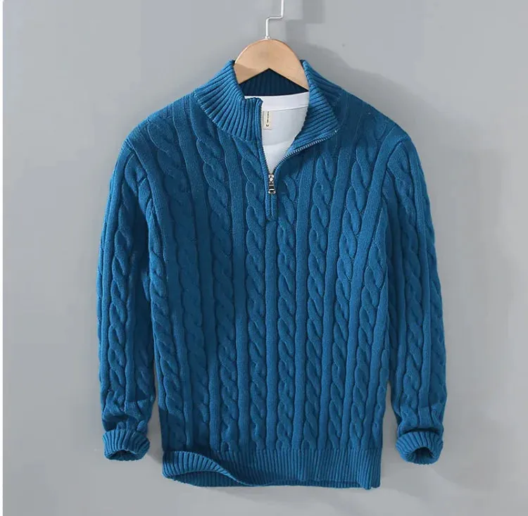 Seasonprestige mens Urban Luxe Half-Zip Sweater