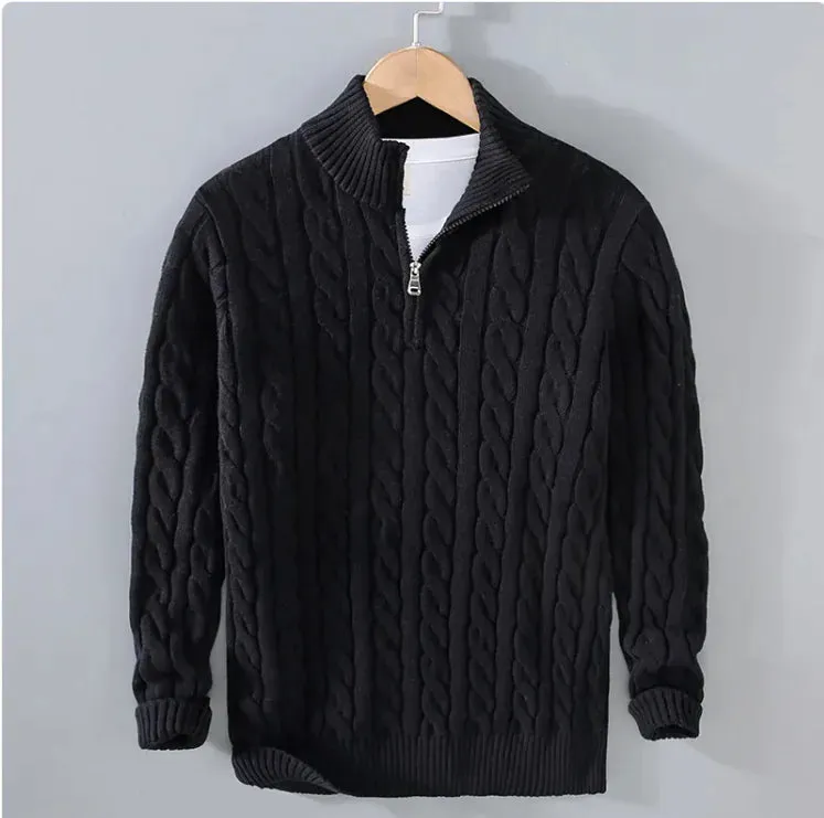 Seasonprestige mens Urban Luxe Half-Zip Sweater