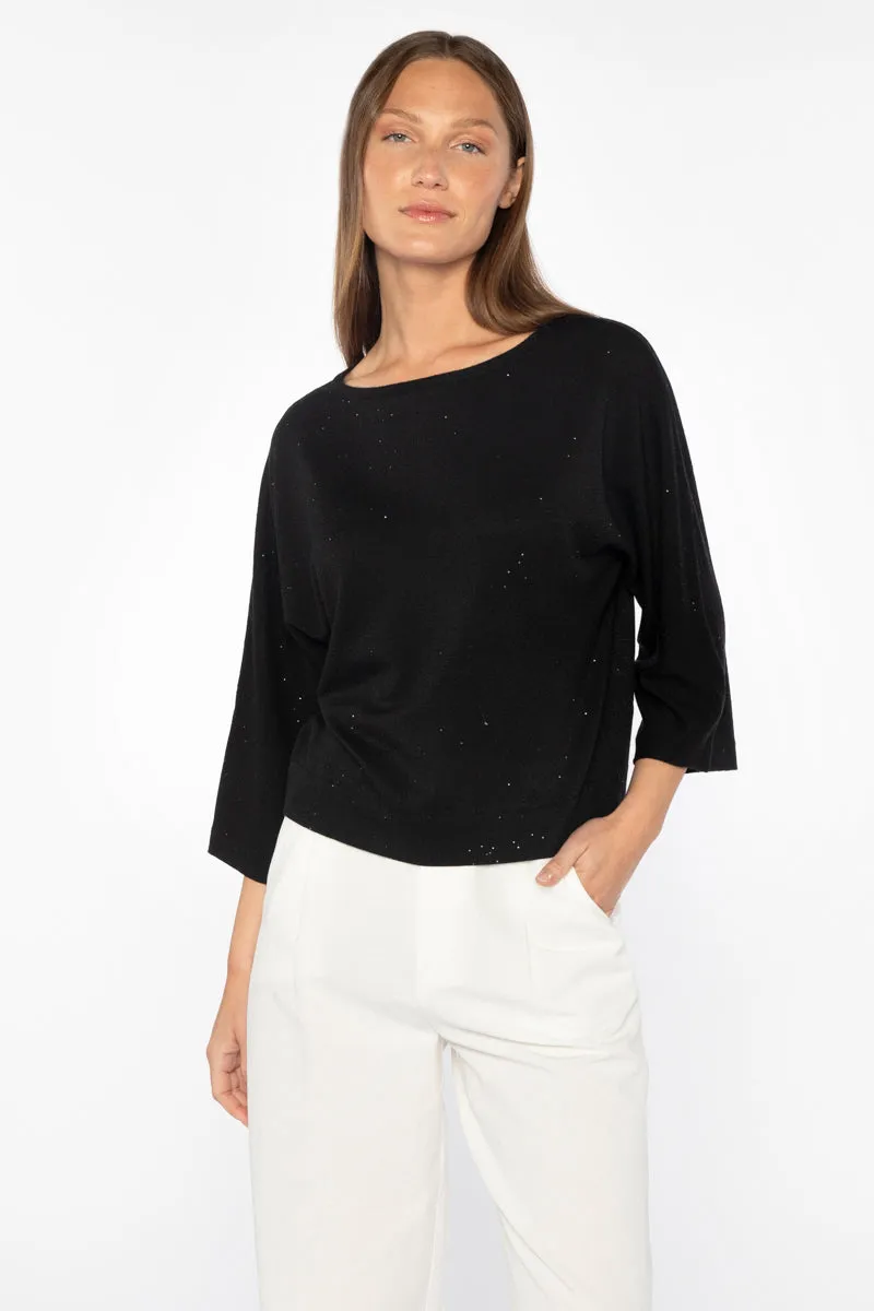 Sequin Crop Pullover  LSSN5-237