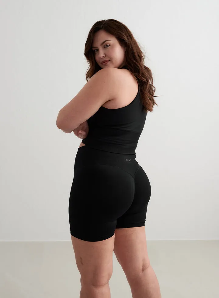 Shape Seamless Hotpants | Black