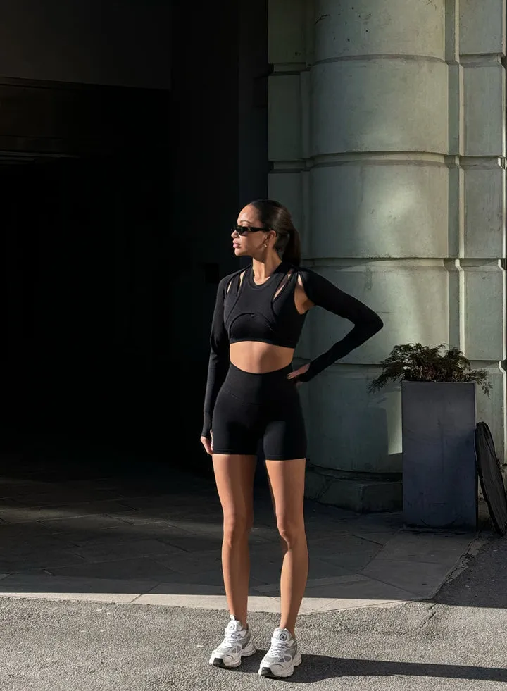 Shape Seamless Hotpants | Black