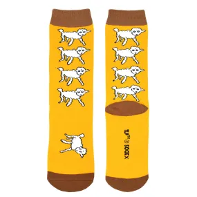 Single Pair Little Prince Knitted Half Cushion Cotton Crew Socks