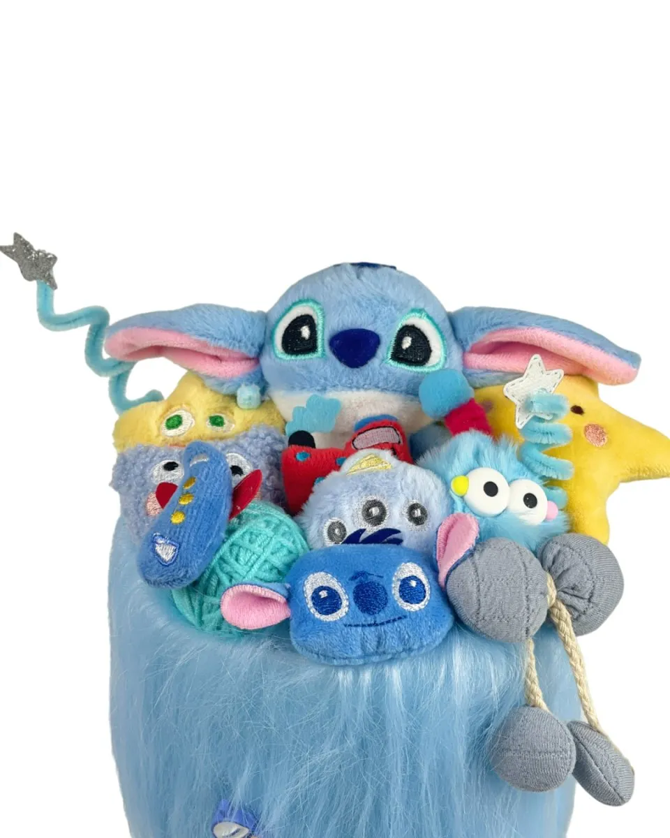 Stitch in a Faux Fur - Fluffy Soft Toy Bouquet
