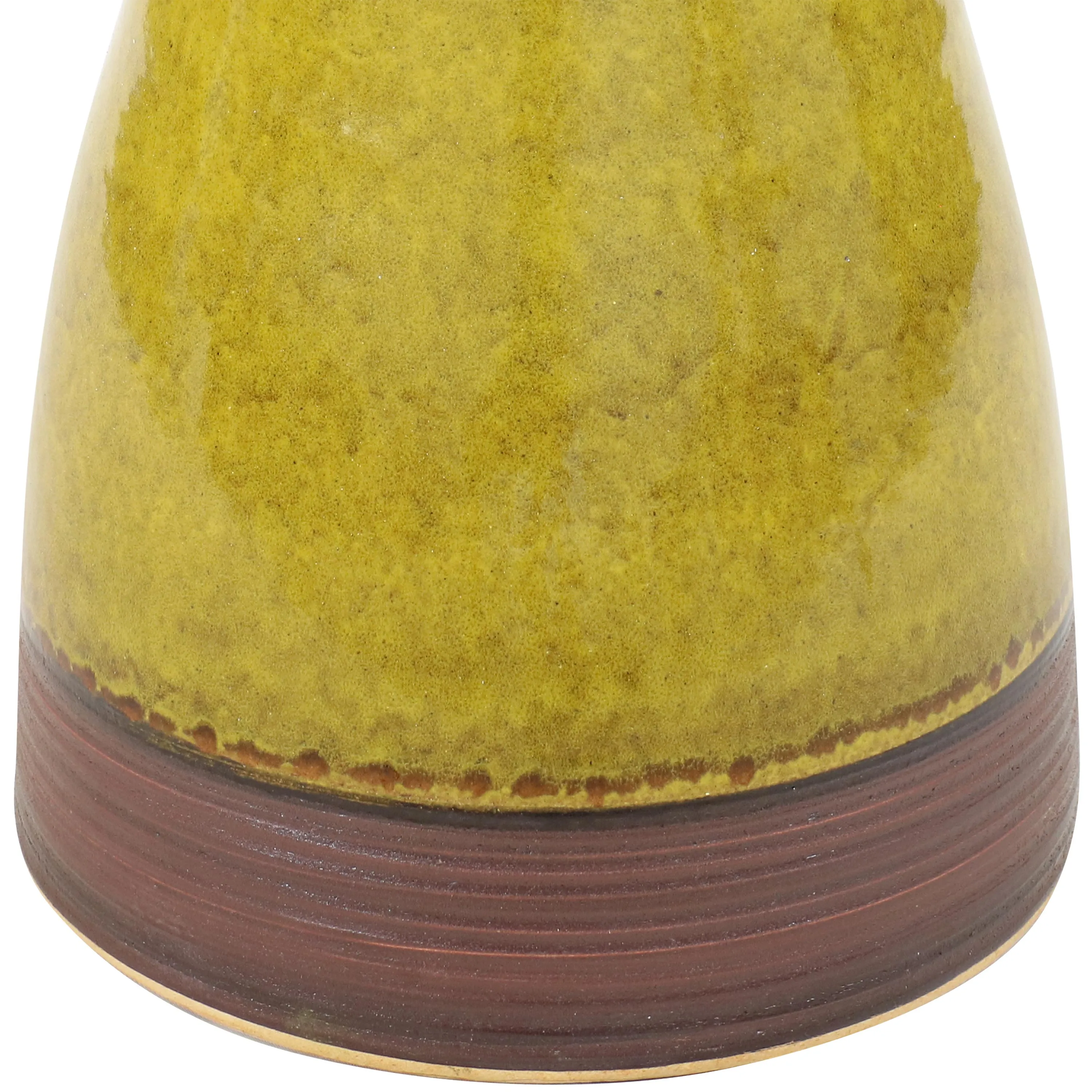 Sunnydaze Glazed Ceramic Duo-Tone Outdoor Bird Bath
