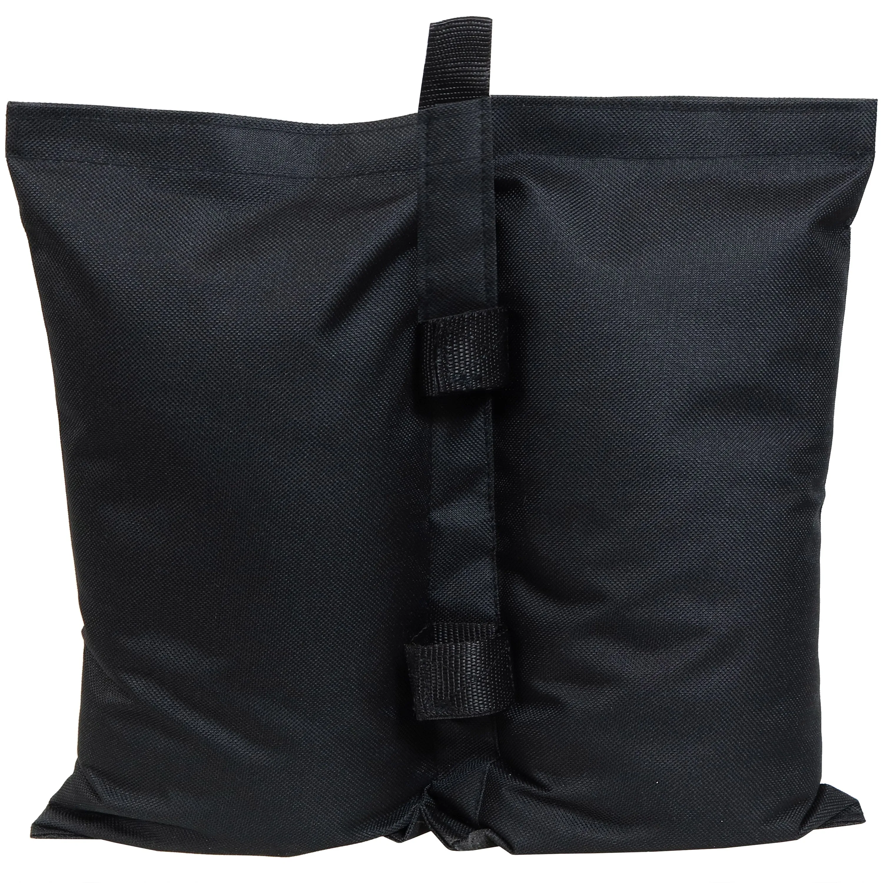 Sunnydaze Polyester Sandbag Canopy Weights - Set of 4 - Black