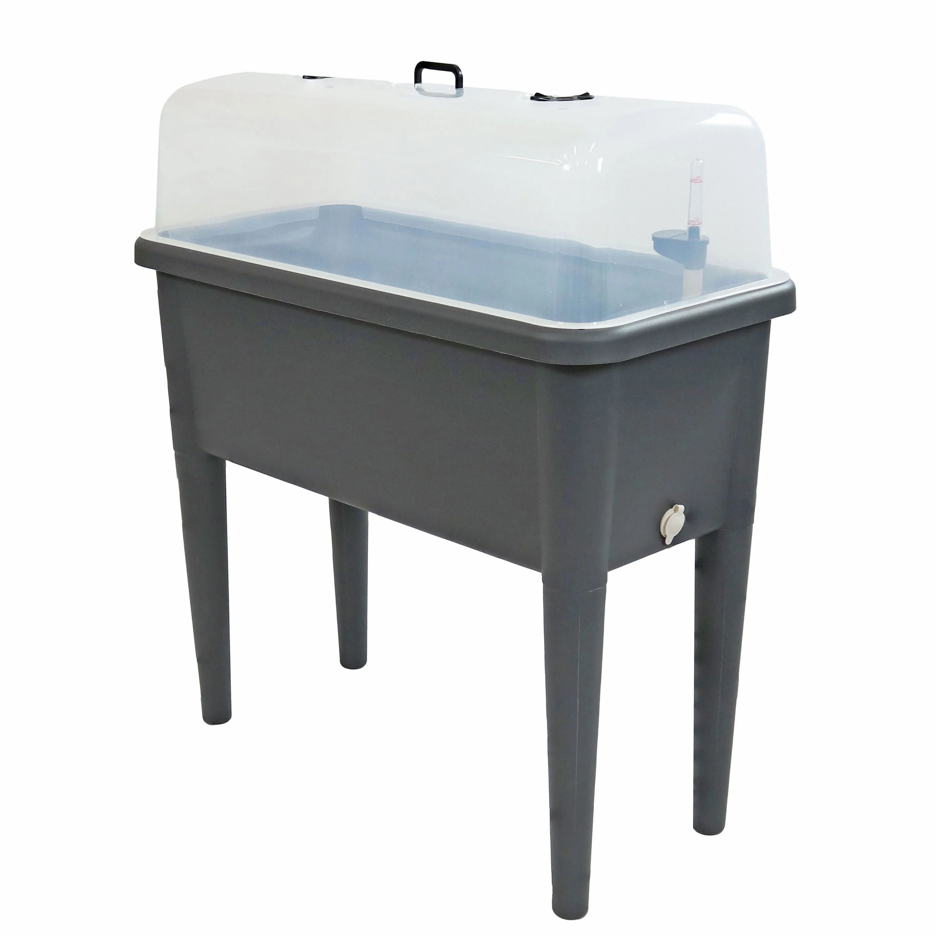Sunnydaze Self-Watering Raised Garden Bed with Cover - 33" H