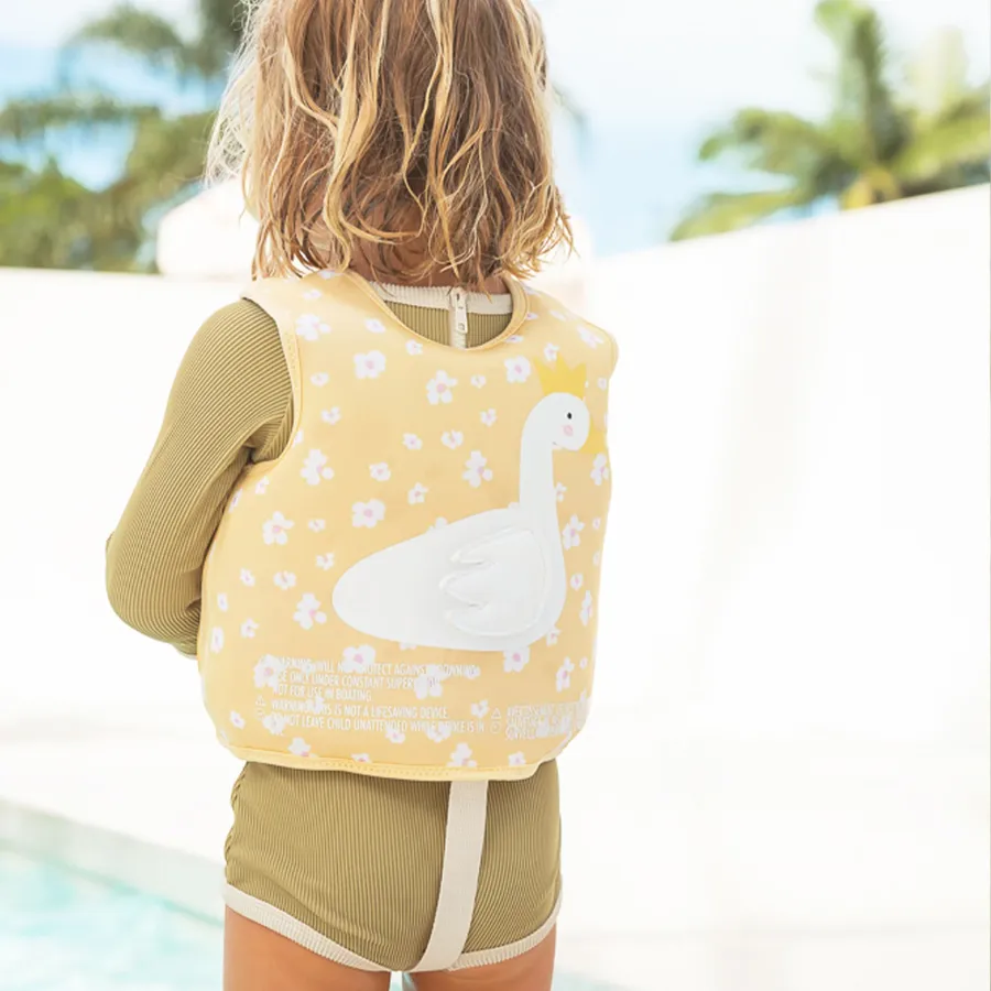 Sunnylife Kids Swim Vest 1-2 Princess Swan Buttercup S41VVPS1