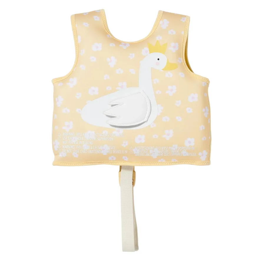 Sunnylife Kids Swim Vest 1-2 Princess Swan Buttercup S41VVPS1