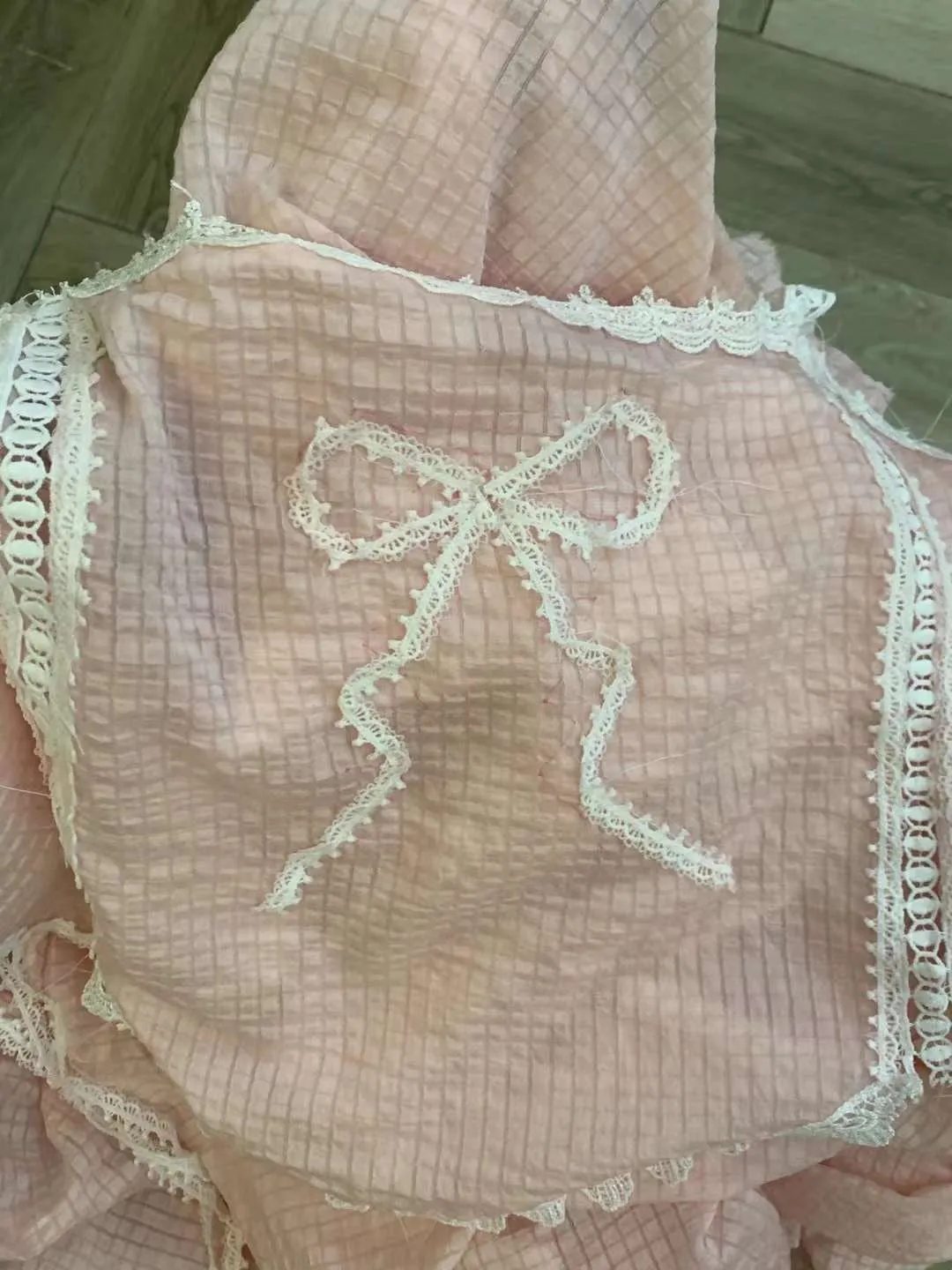 [Tailor Made] Sakura Aroma Handmade Crop Top Vest Linen Tank