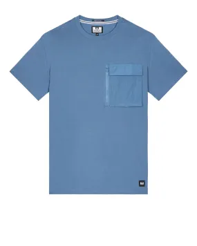 Takaji T-Shirt Baltic Blue