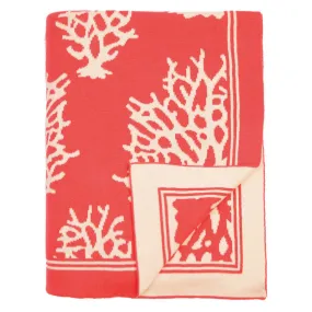 The Coral Reef Reversible Patterned Throw