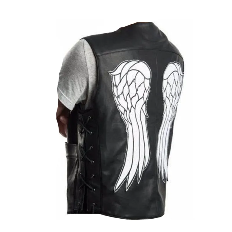 The Walking Dead Daryl Dixon Angel Wings Black Vest