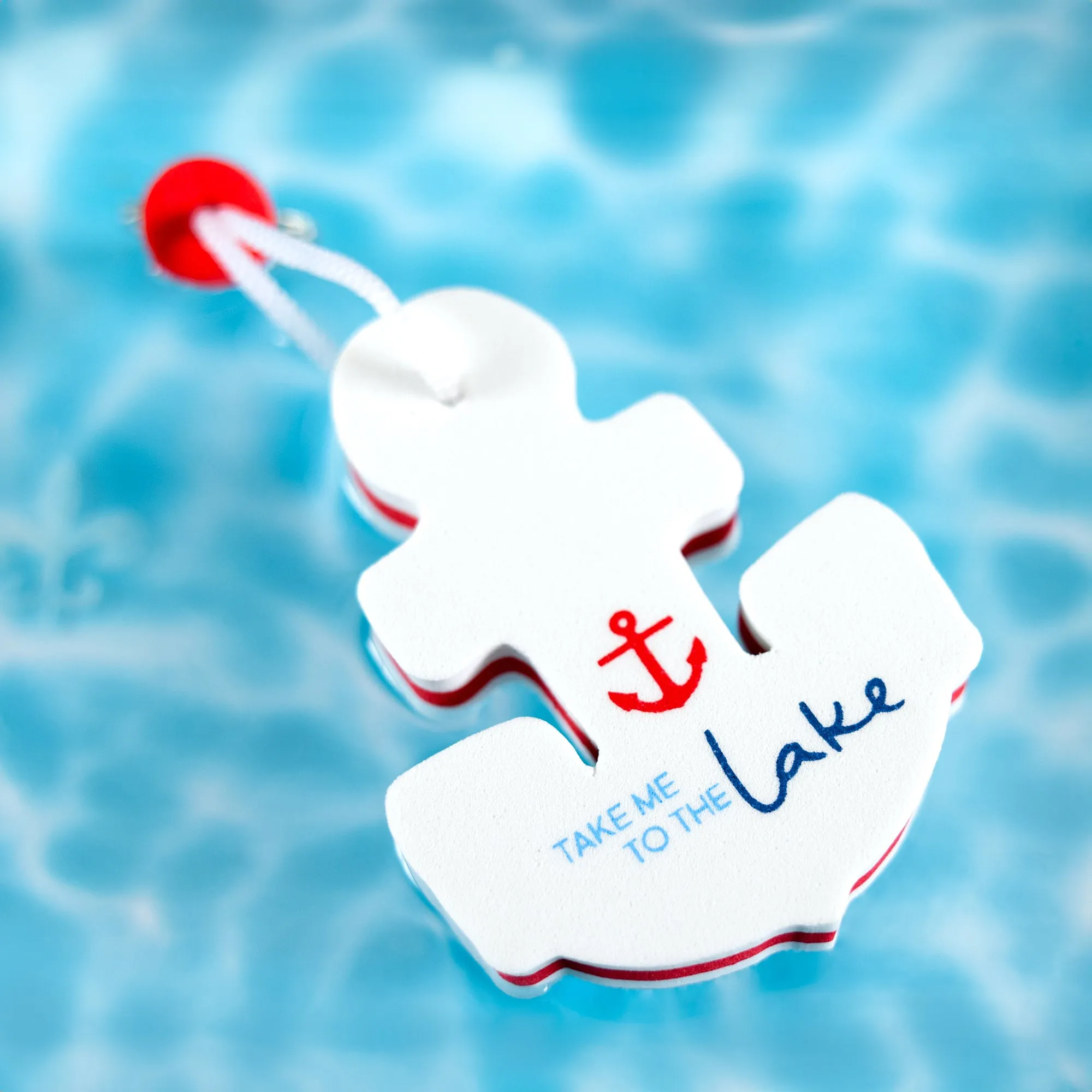 To The Lake Floating Key Chain
