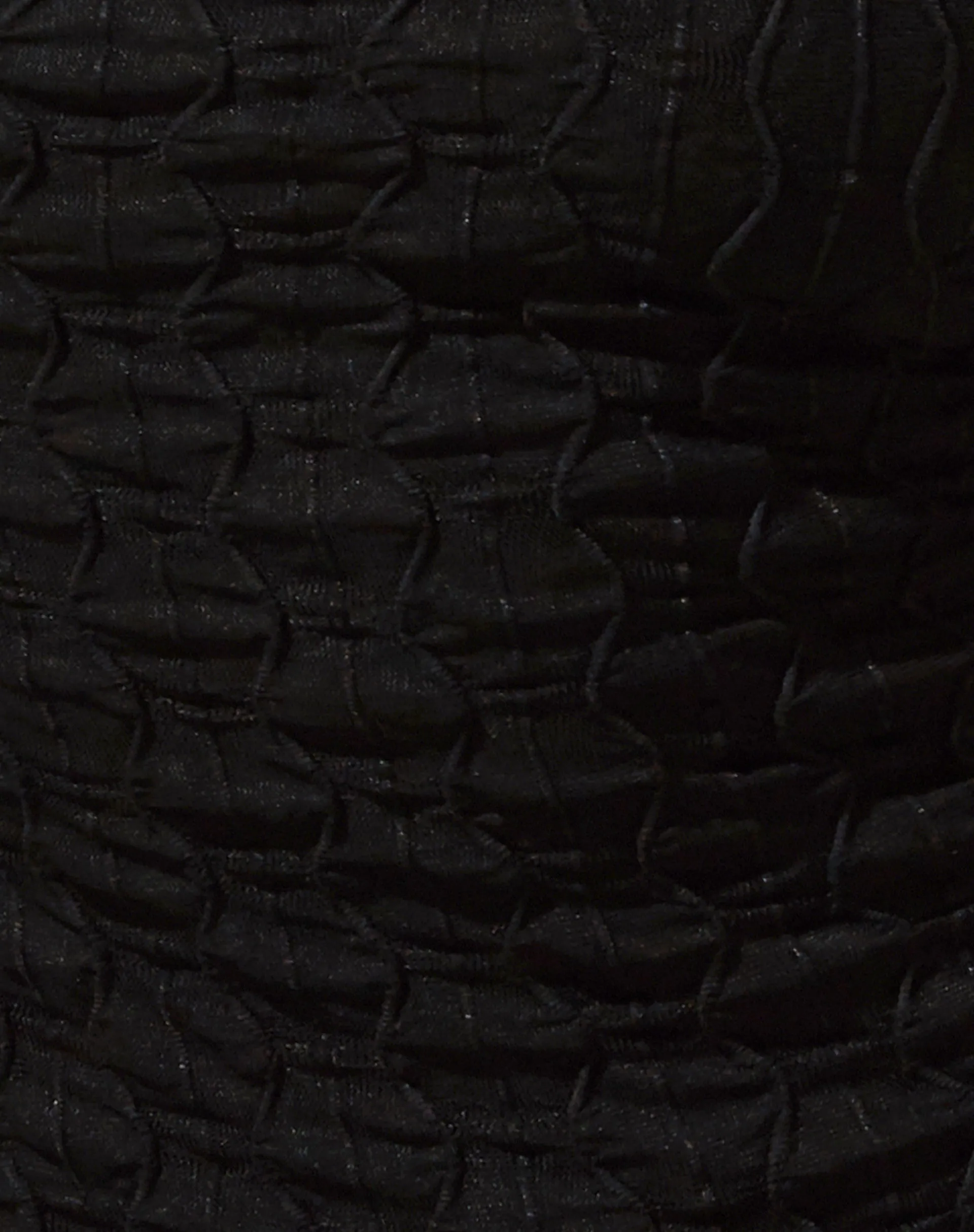Umbira Bodycon Dress in Stripe Mesh Black