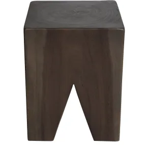 Uttermost Armin Solid Wood Accent Stool