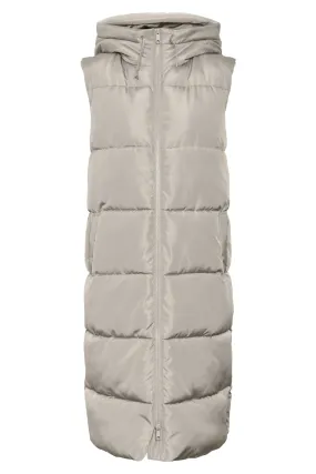 Vero Moda - Vmligaane Waistcoat - 4361721 Pumice Stone
