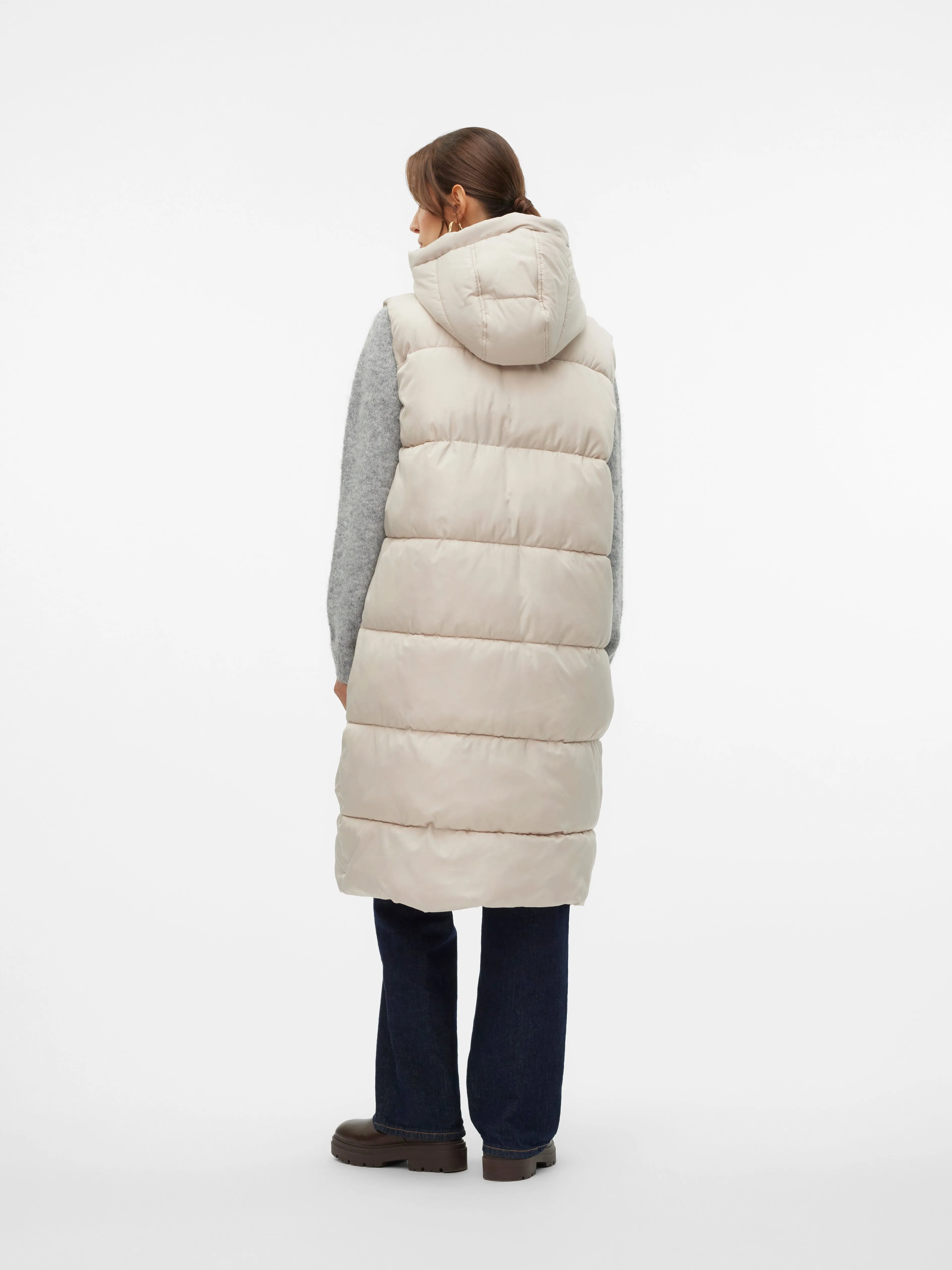 Vero Moda - Vmligaane Waistcoat - 4361721 Pumice Stone