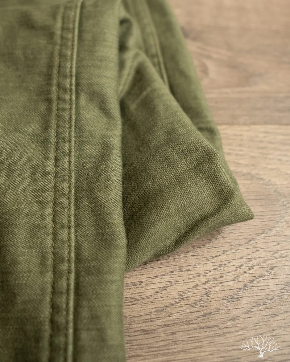 Vintage Fit Fatigue Pants - Dark Olive
