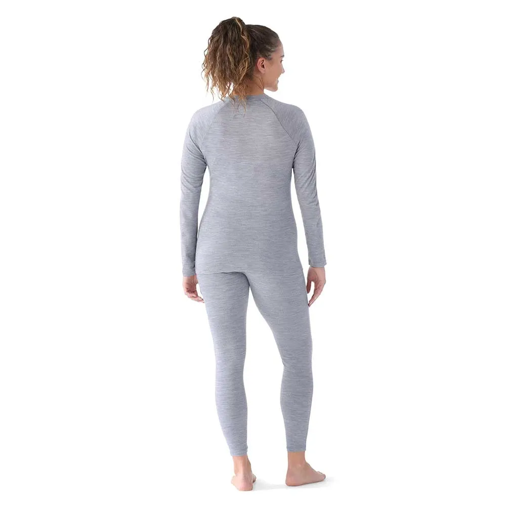 Women's Classic All-Season Merino Base Layer Crew - Light Grey Heather
